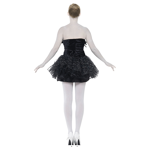 Gothic Swan Masquerade Fancy Dress Costume Ladies Small - UK 8-10 Product Gallery Image