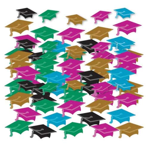 Graduate Hats Multi Colour Confetti 14g Product Image