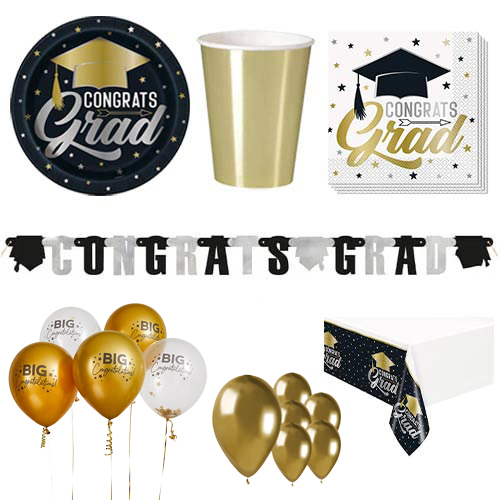Graduation 16 Person Deluxe Party Pack