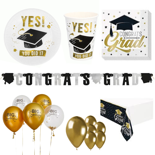 Graduation 16 Person Deluxe Party Pack