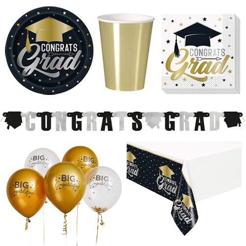 Graduation 8 Person Deluxe Party Pack