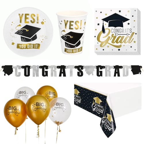 Graduation 8 Person Deluxe Party Pack