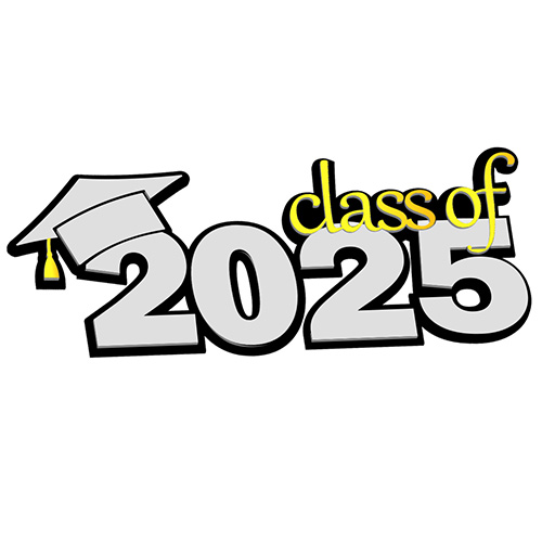 Graduation Class of 2025 Double Layer Acrylic Plaque Sign Product Gallery Image