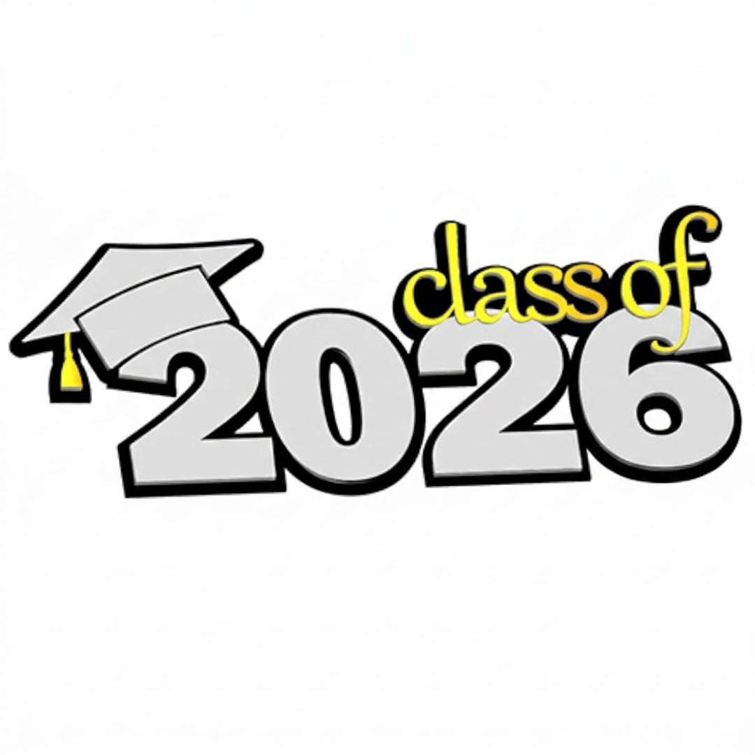 Graduation Class of 2026 Double Layer Acrylic Plaque Sign