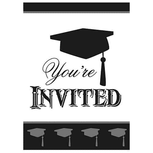 Graduation Invitations with Envelopes - Pack of 8 Product Image