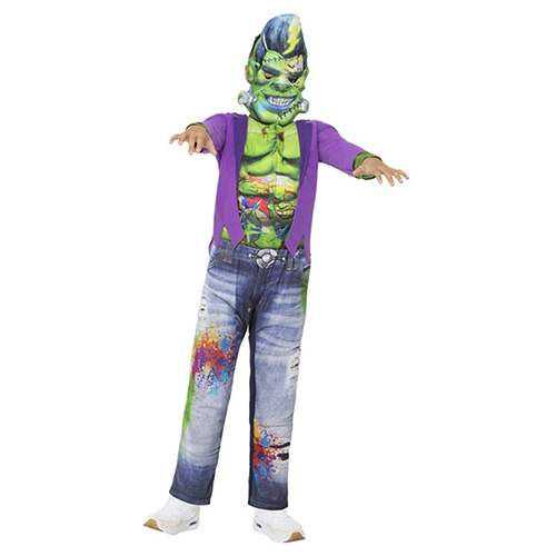 Graffiti Frankenstein Boys Fancy Dress Costume Kids Medium - Age 7-9 Product Gallery Image
