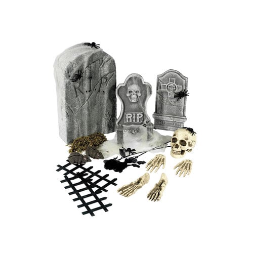 Graveyard Halloween Prop Decorations - Pack of 24 Product Image