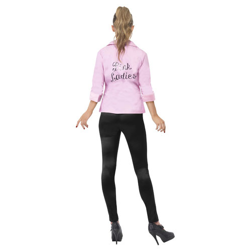 Grease Deluxe Pink Ladies Jacket Fancy Dress Costume Ladies Medium - UK 12-14 Product Gallery Image