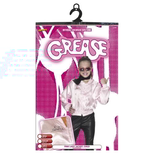 Grease Pink Ladies Girls Jacket Fancy Dress Costume Toddler Age 1-2 Product Gallery Image