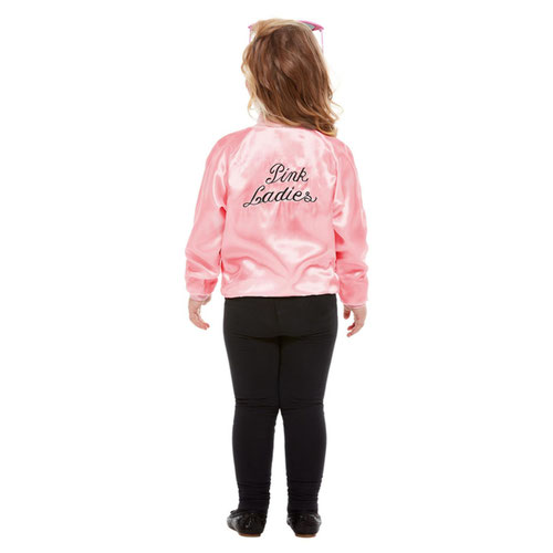 Grease Pink Ladies Girls Jacket Fancy Dress Costume Toddler Age 1-2 Product Gallery Image