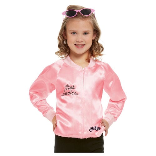 Grease Pink Ladies Girls Jacket Fancy Dress Costume Toddler Age 1-2 Product Gallery Image