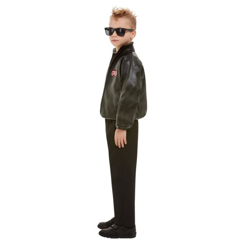 Grease T-Birds Jacket Boys Fancy Dress Costume Kids Medium - Age 7-9 Product Gallery Image