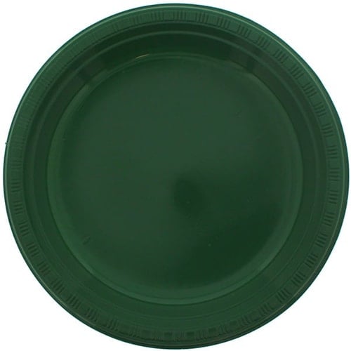 Green Plastic Plate - 9 Inches / 23cm Product Image