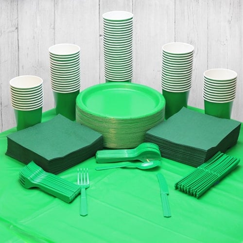 Green 98 Person Party Pack Product Image