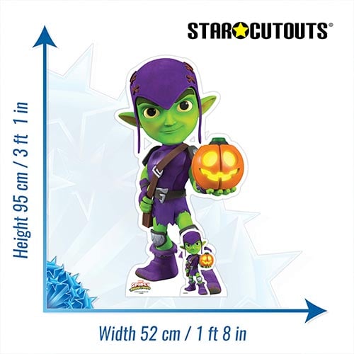 Green Goblin - Spidey and His Amazing Friends Marvel Disney Star Mini Cardboard Cutout 95cm Product Gallery Image