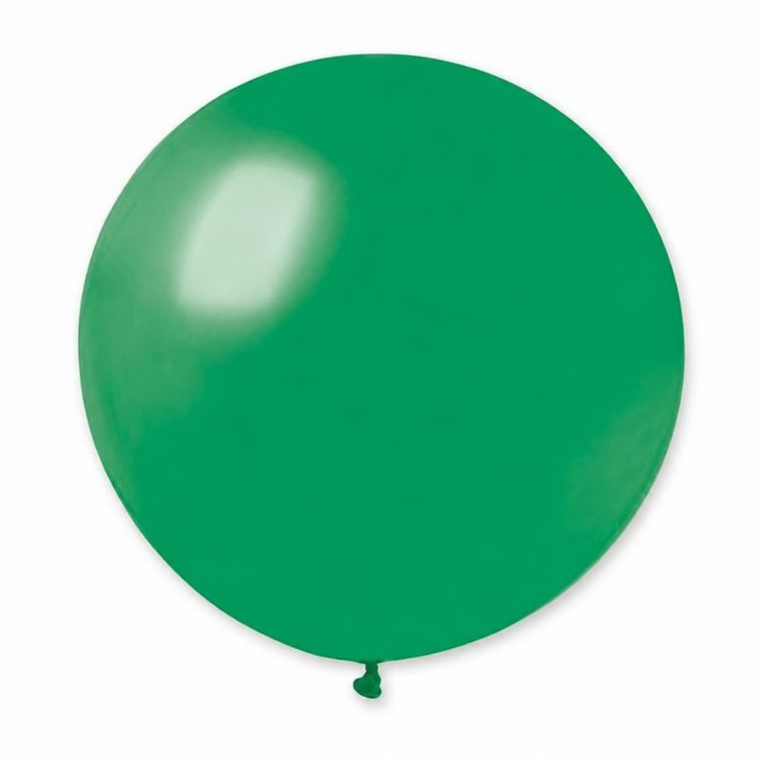 Green Jumbo Latex Balloon 79cm / 31 in - Single