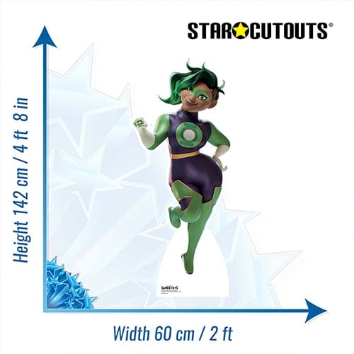 Green Lantern DC League of Super Pets Lifesize Cardboard Cutout 142cm Product Gallery Image
