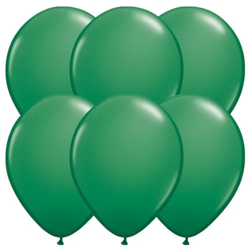 Green Round Latex Qualatex Balloons 28cm / 11 in – Pack of 10 Product Image