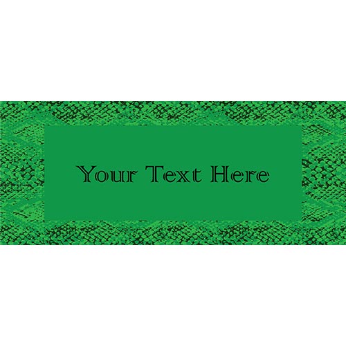 Green Snake Animal Print PVC Personalised Party Sign Decoration Product Gallery Image