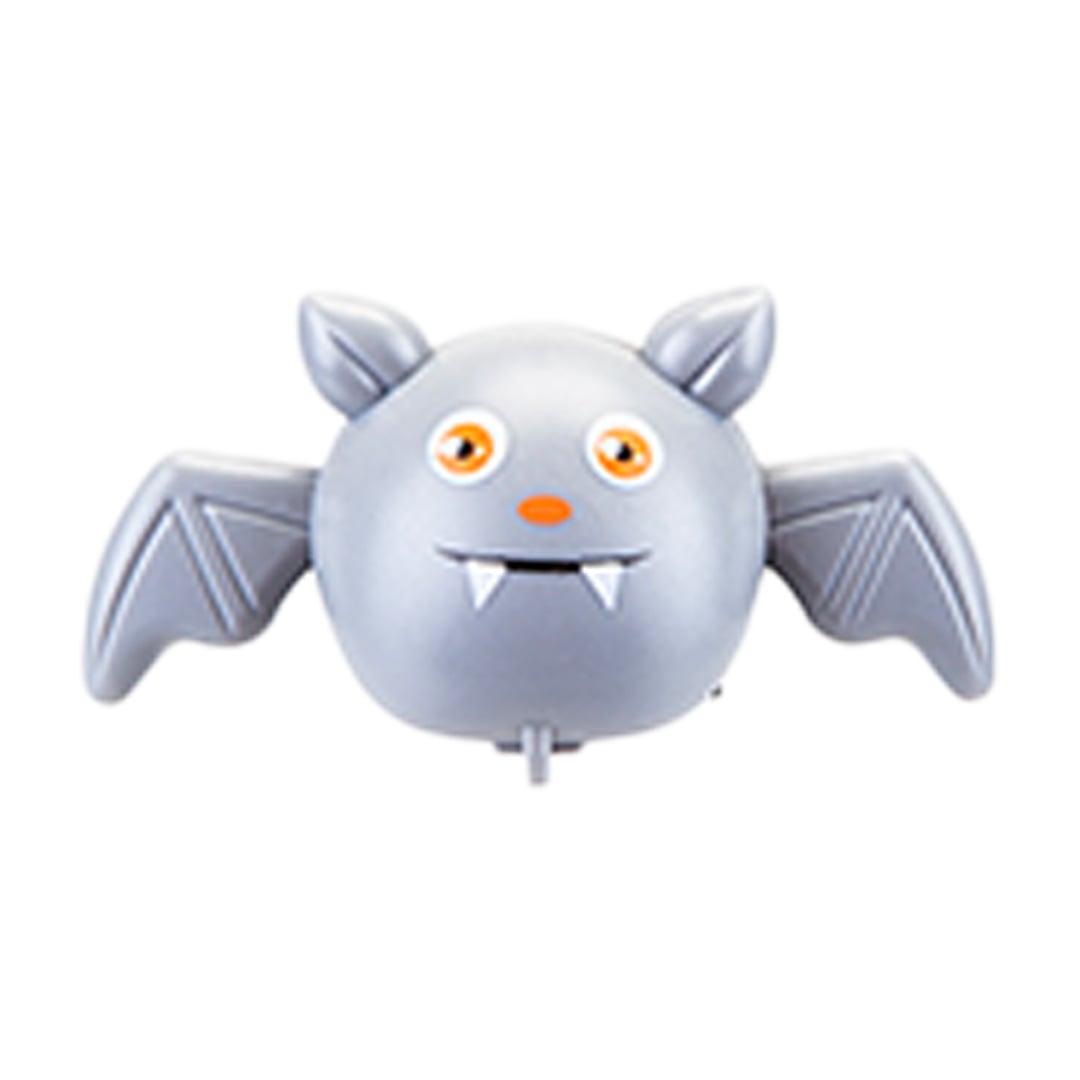 Grey Bat Halloween Pull Back Toy 7cm