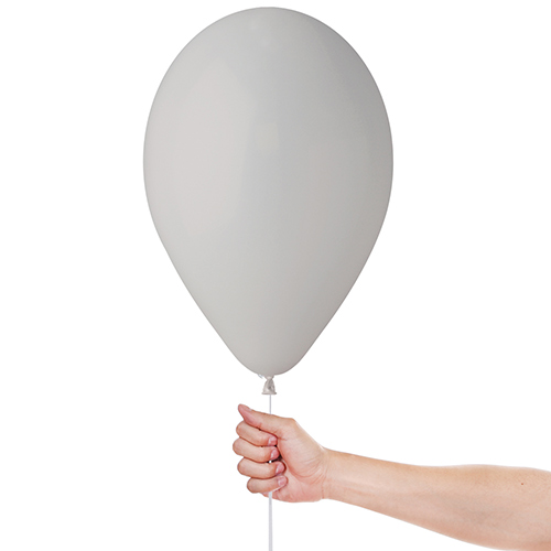Grey Bio Latex Balloons 33cm / 13 in - Pack of 10 Product Gallery Image