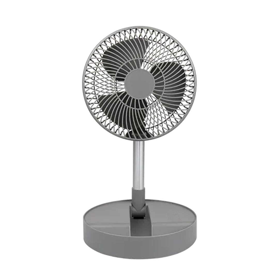 Grey Cordless Desk Fan 19cm