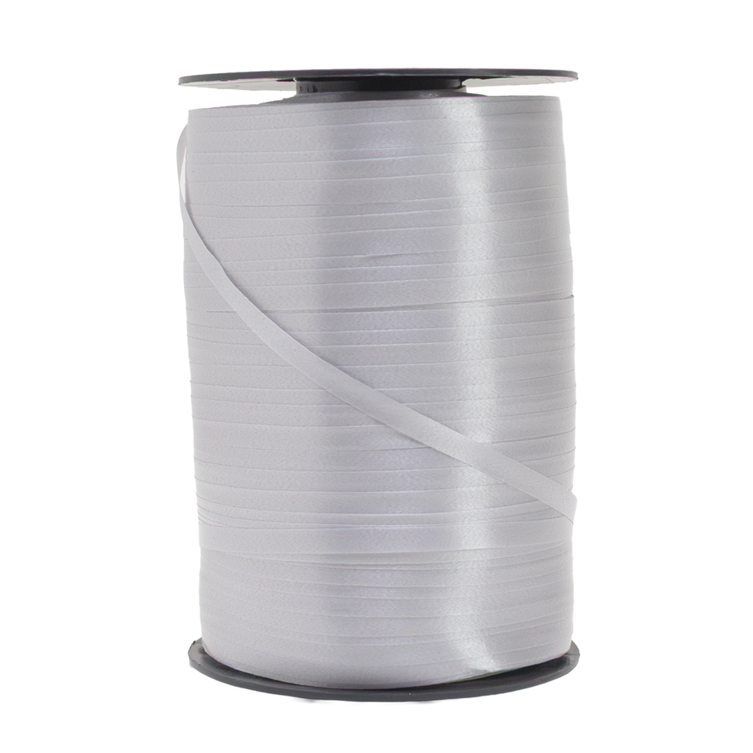 Grey Curling Ribbon 109 yd / 100m View 3