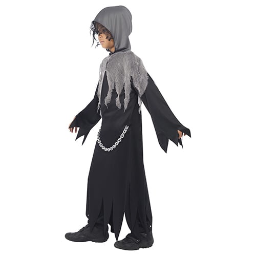 Grim Reaper Fancy Dress Costume Kids Unisex Medium - Age 7-9 Product Gallery Image