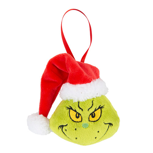 Grinch Plush Christmas Hanging Tree Decoration 10cm