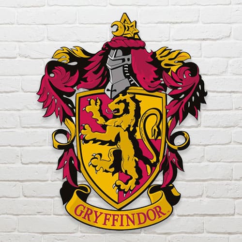 Harry Potter Wizarding World Gryffindor Emblem Wall Art Cutout 61cm Product Gallery Image