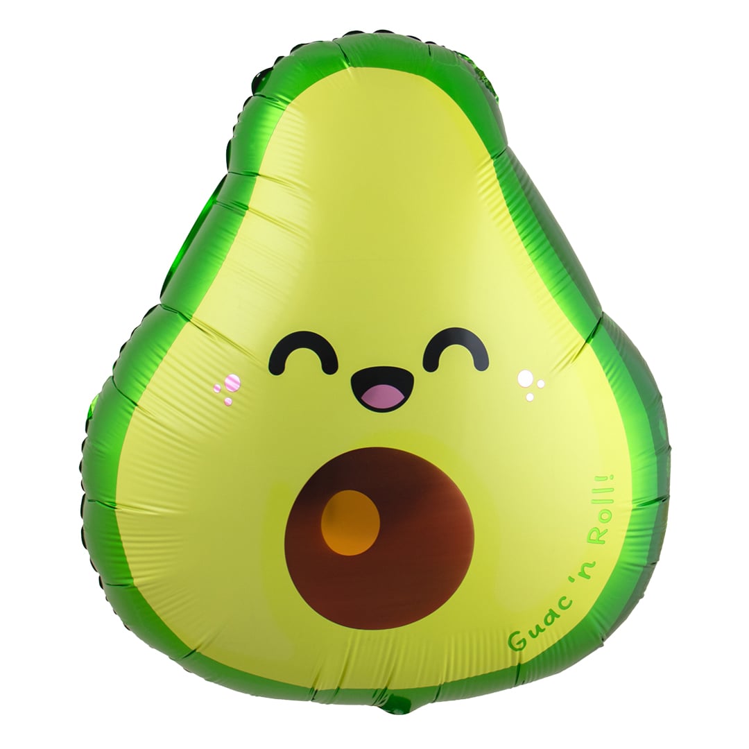Guac 'n Roll Avocado Foil Shaped Balloon 59cm / 23 in