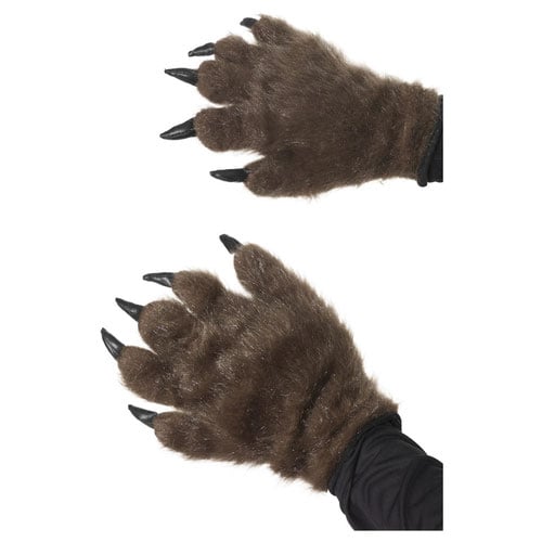 Hairy Monster Animal Hands Fancy Dress Costume Unisex One Size Product Image