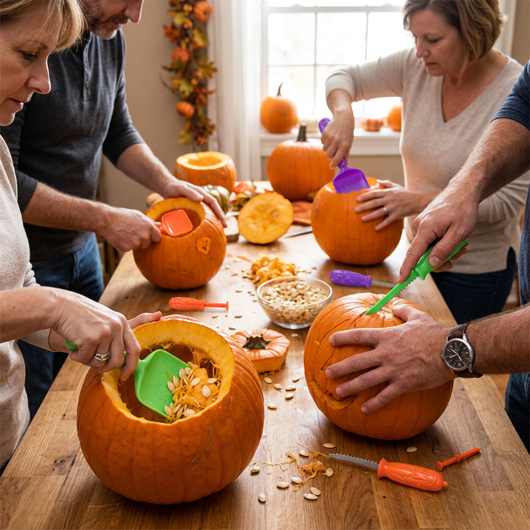 Halloween Adults Pumpkin Carving Kit View 2