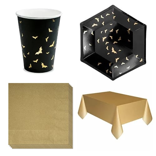 Halloween Bats 6 Person Value Party Pack