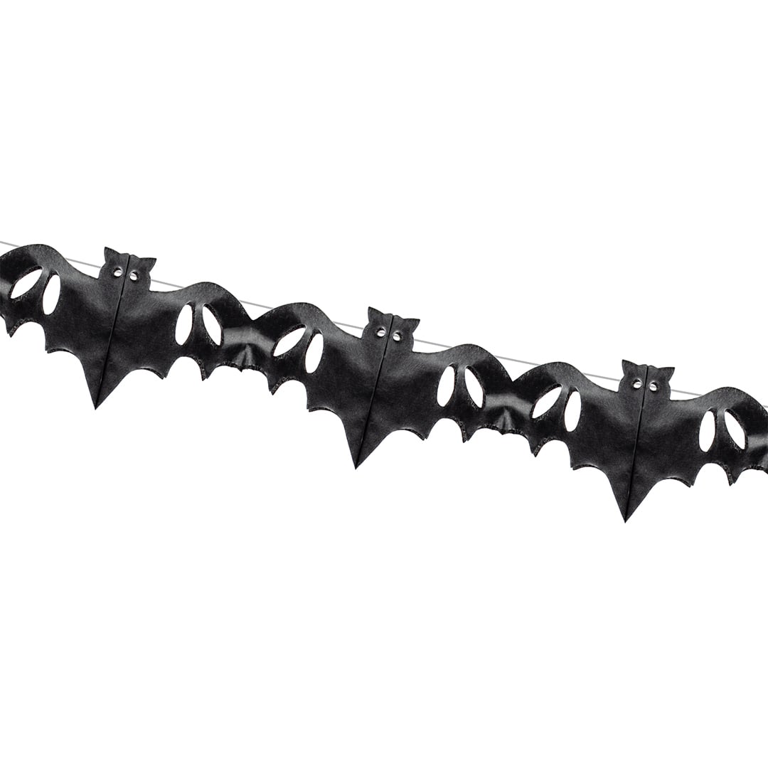 Halloween Bats Paper Garland Hanging Decoration 4m View 3