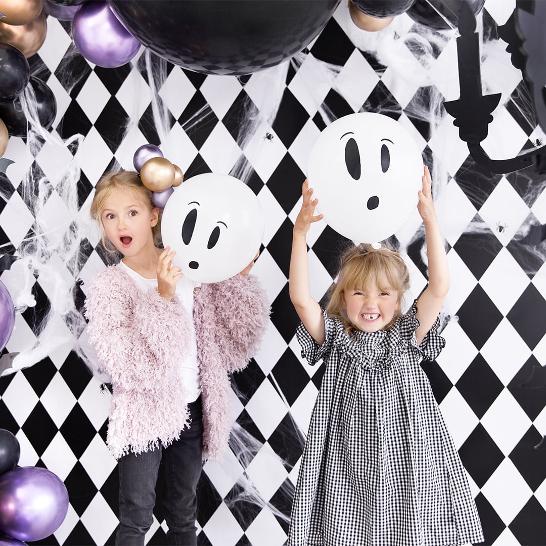Halloween BOO Glow In The Dark Latex Balloons 27cm / 11 in - Pack of 3 View 3