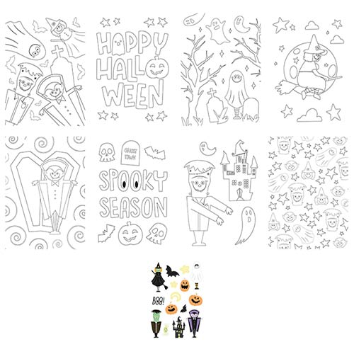 Halloween Colouring Set Product Image