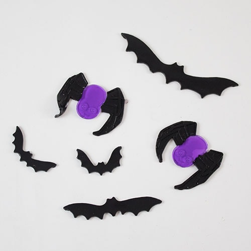 Bats And Spiders Halloween Gel Stickers Window Decorations Product Image