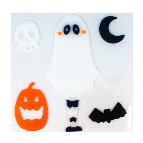 Halloween Ghost Gel Stickers Sheet Window Decoration Product Image