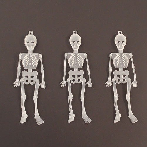 Halloween Glow in the Dark Skeletons 16cm - Pack of 16 Product Image