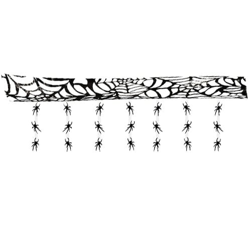 Halloween Hanging Ceiling Decoration With Spiders 3m Product Image