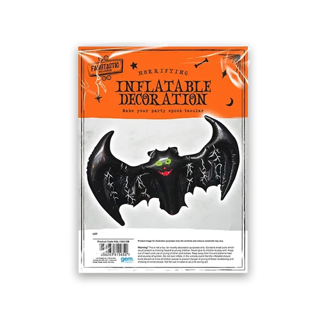 Inflatable Bat Halloween Decoration 60cm View 3