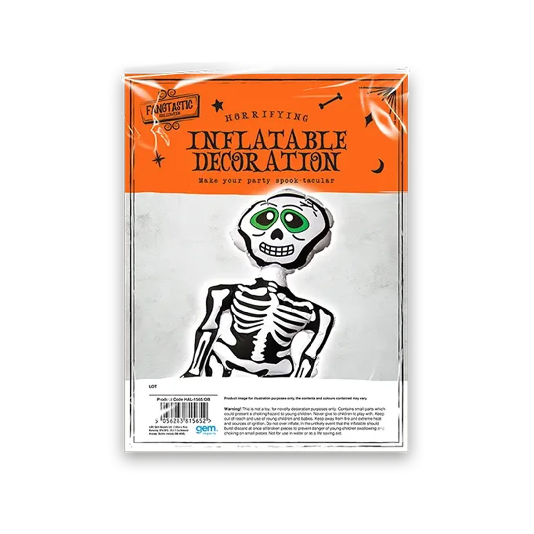 Inflatable Skeleton Halloween Decoration 70cm View 3