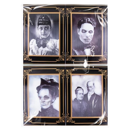 Halloween Lenticular Holographic Horror Photo Frames 26cm - Pack of 4 Product Image