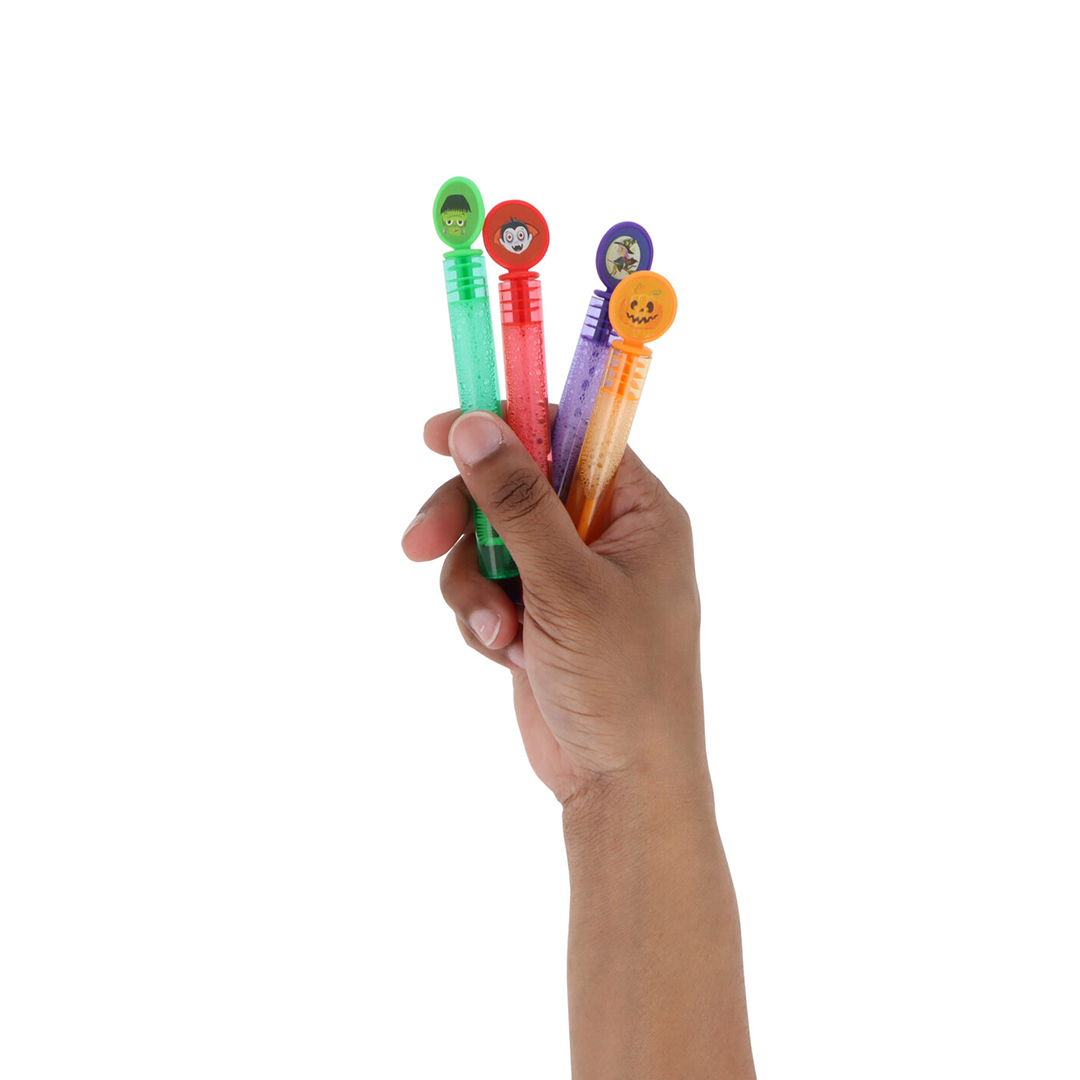 Halloween Mini Party Bubble Tubes 4ml - Pack of 12 View 2