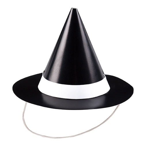 Halloween Mini Witch Paper Hats - Pack of 8 Product Image