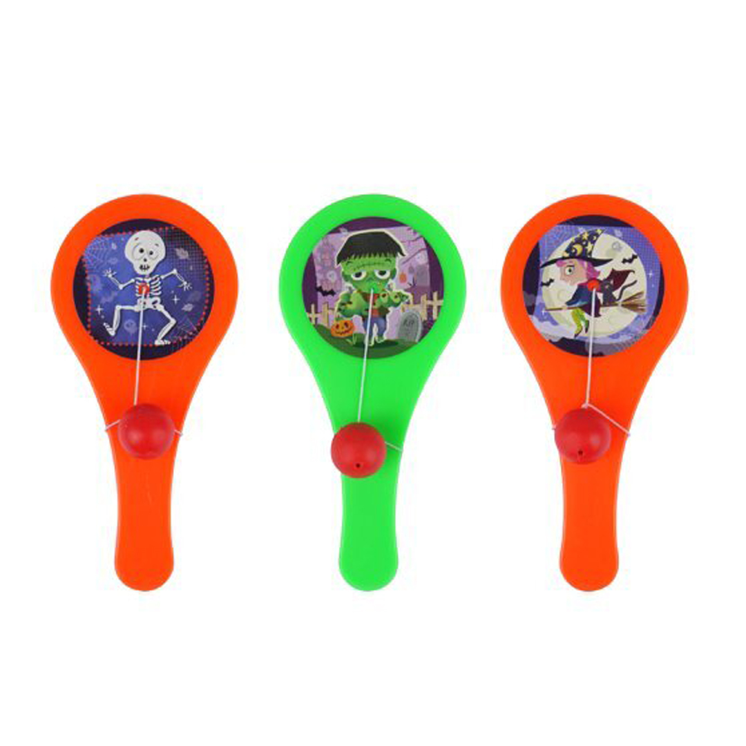 Halloween Paddle Bat and Ball Game 11cm
