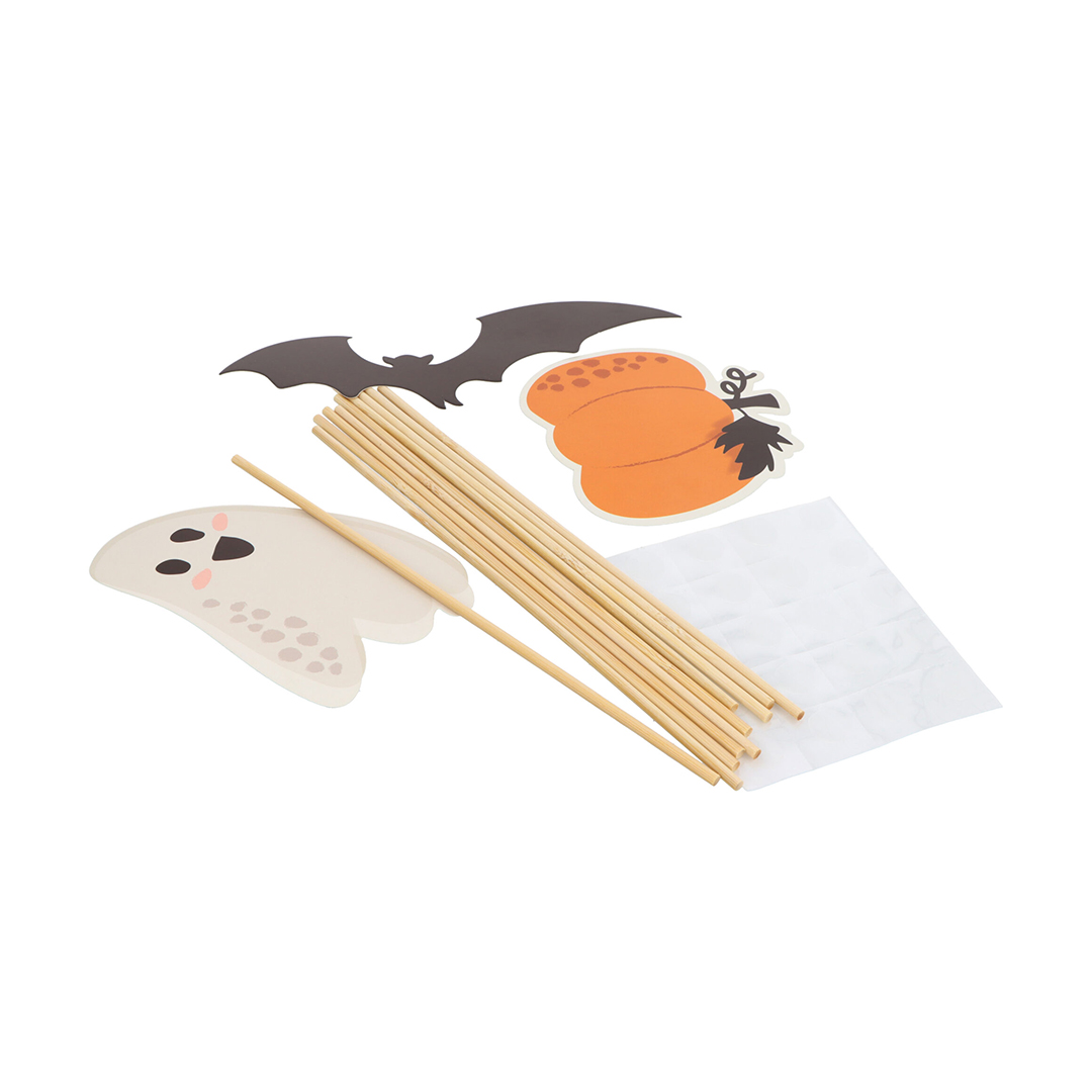 Halloween Photo Booth Props - Pack of 10 View 2