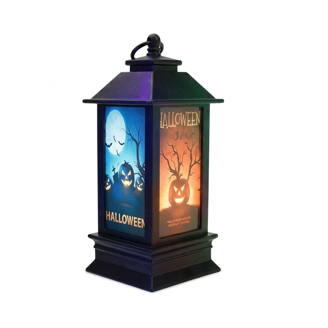 Pumpkin LED Halloween Lantern 13cm
