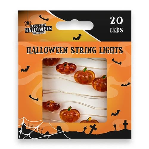 Halloween Pumpkins String Light Decoration 190cm Product Image